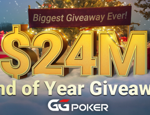 GGPoker’s $24M End Of Year Giveaway beginnt am 1. Dezember